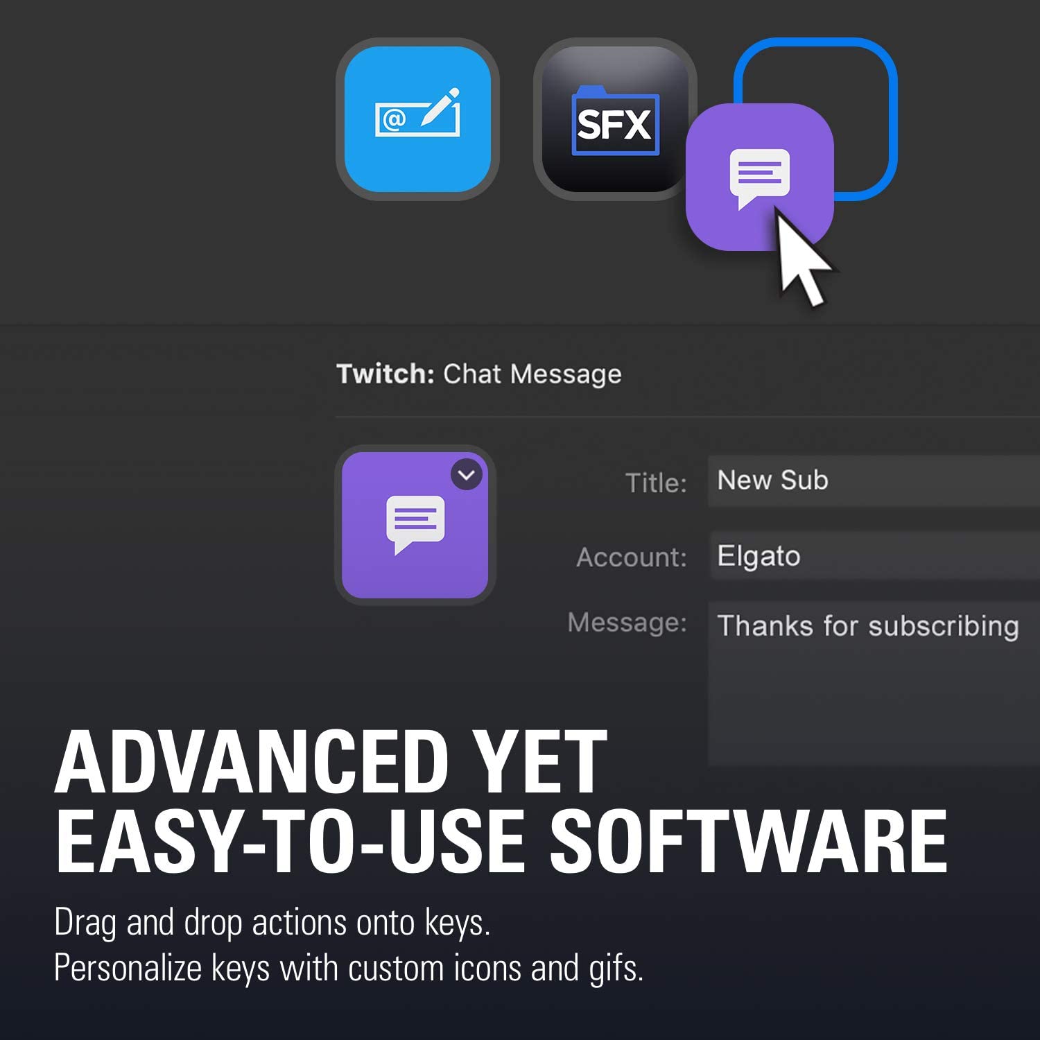 Elgato Stream Deck Mini – Compact Studio Controller， 6 macro keys， trigger actions in apps and software like OBS， Twitch， ​YouTube and more， works with Mac and PC - Image 2